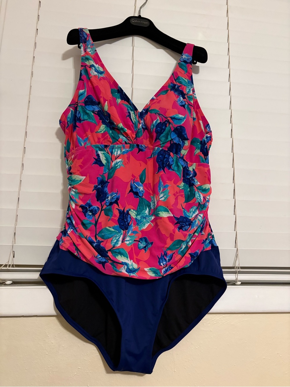 Plus Size 20W Bal Harbour Ruched Tummy Control One-Piece
Swimsuit